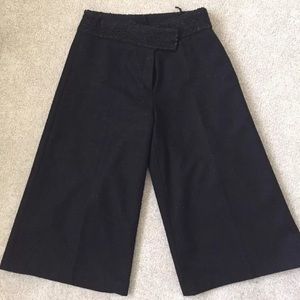 Emozioni wool wide leg cropped pants size 6